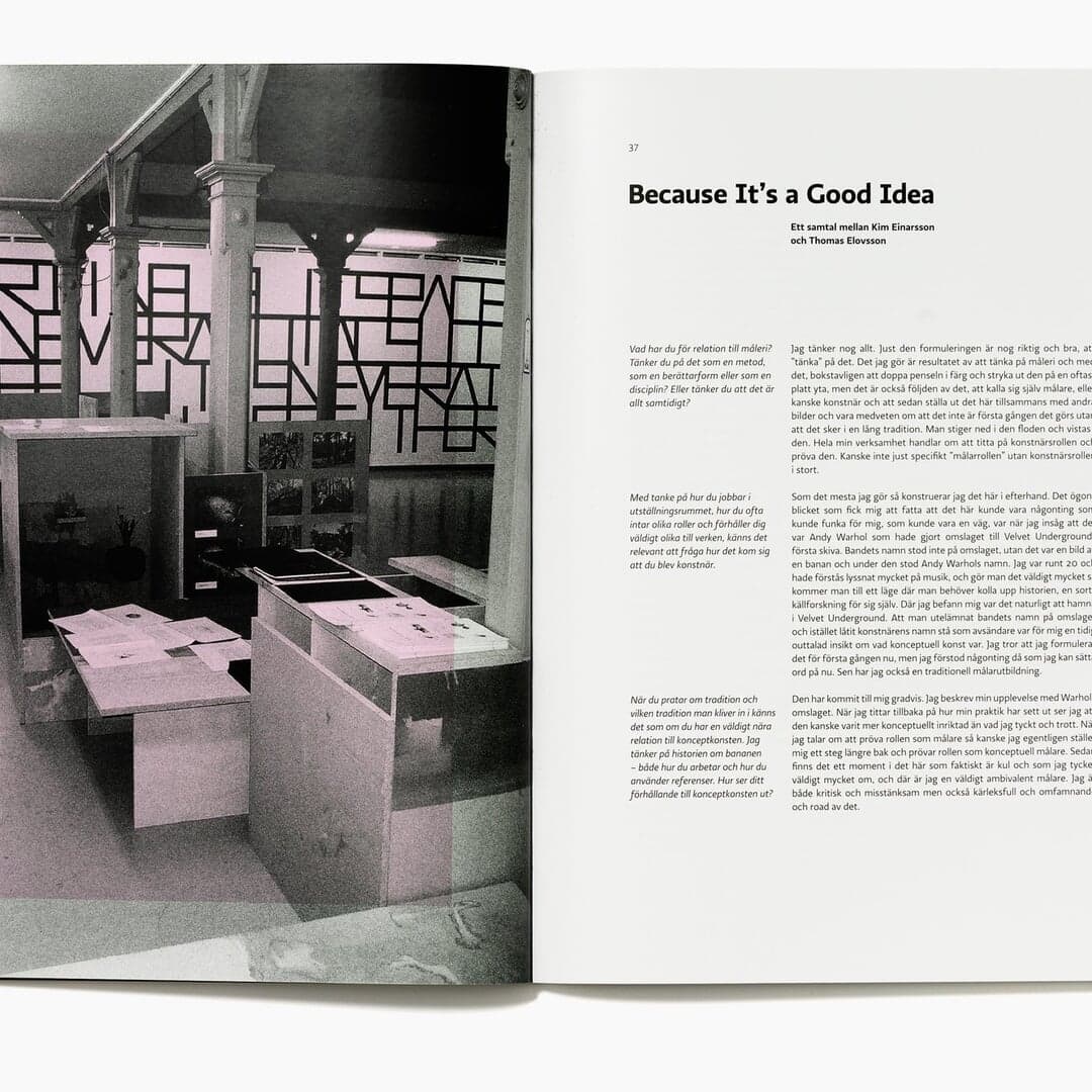 Publication Design For Swedish Artist Thomas Elovsson