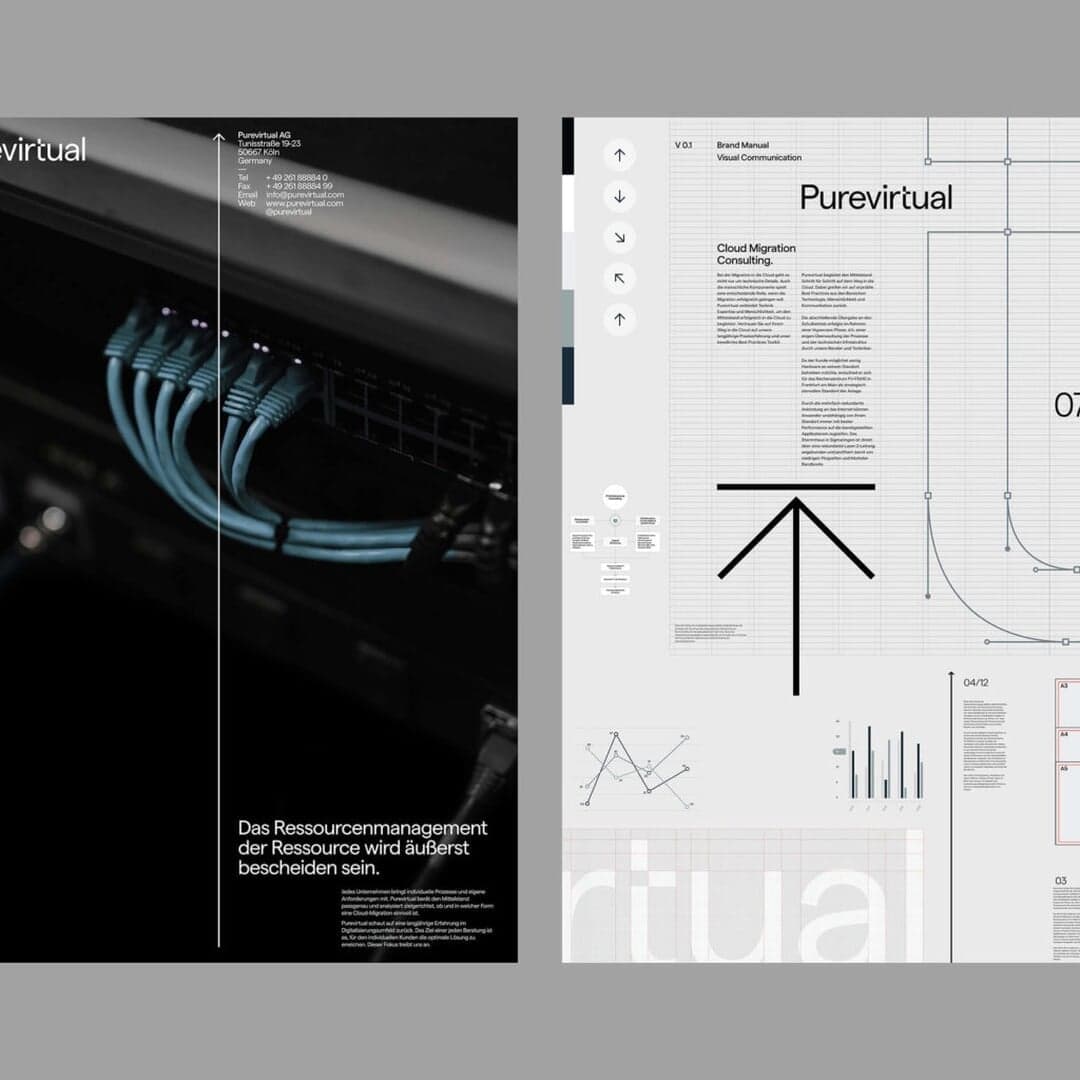 Brand Identity For Purevirtual It Consultancy
