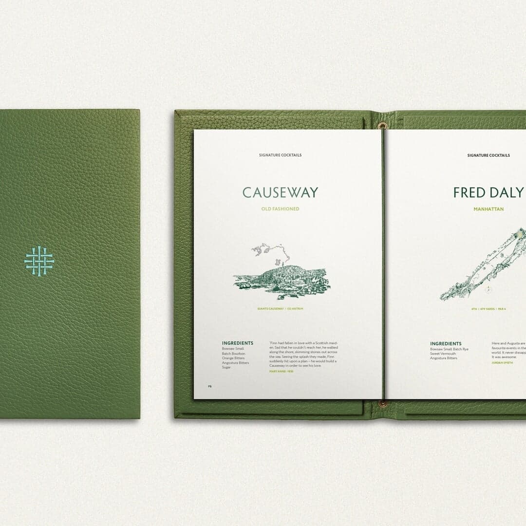 Brand Identity For Dunluce Lodge In Northern Ireland