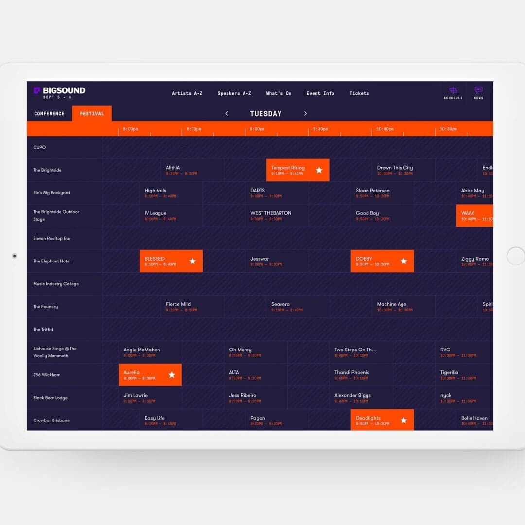 Brand And Website Design For Bigsound 2017 Festival