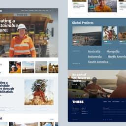 Website Redesign For A Global Resource Company cover image