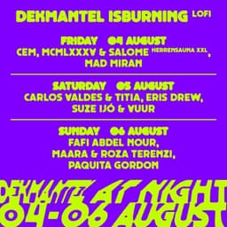 Visual Identity For Dekmantel 2023 cover image