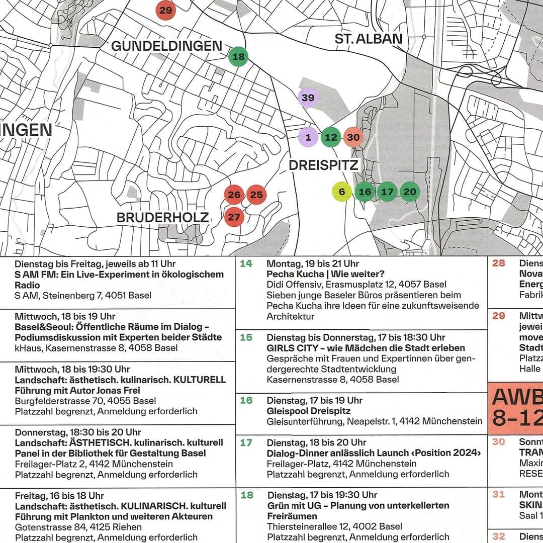 Visual Identity For Architekturwoche Basel