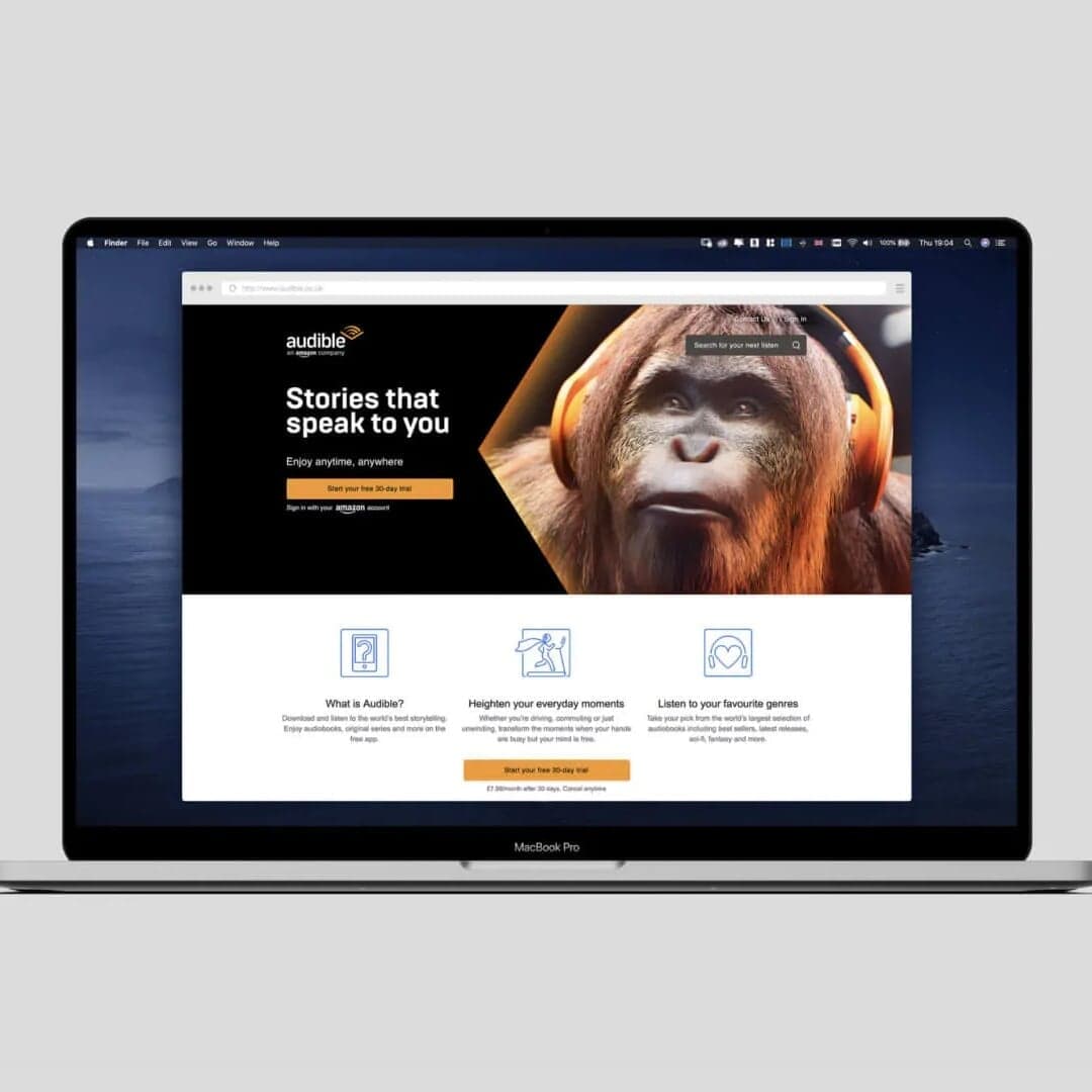 Advertising Campaign For Audible Mindless Moments