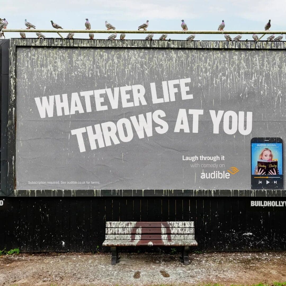 Advertising Campaign For Audible Comedy