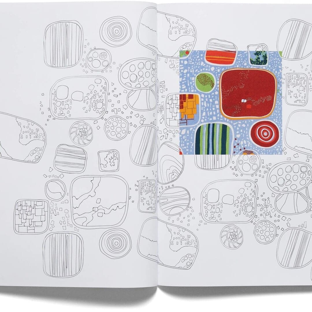 Editorial Design For Swedish Modern Colouring Book