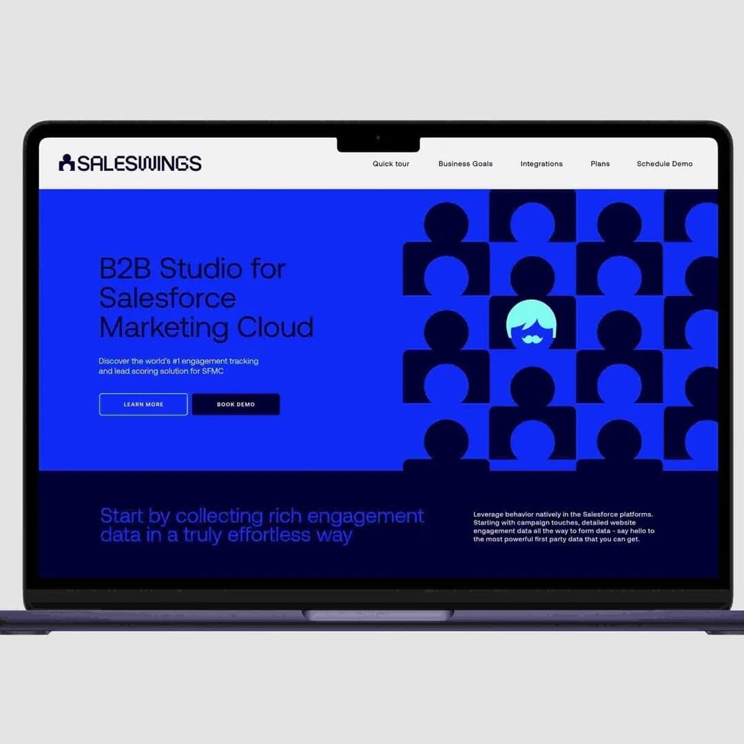 Brand Identity For Saleswings Saas Platform