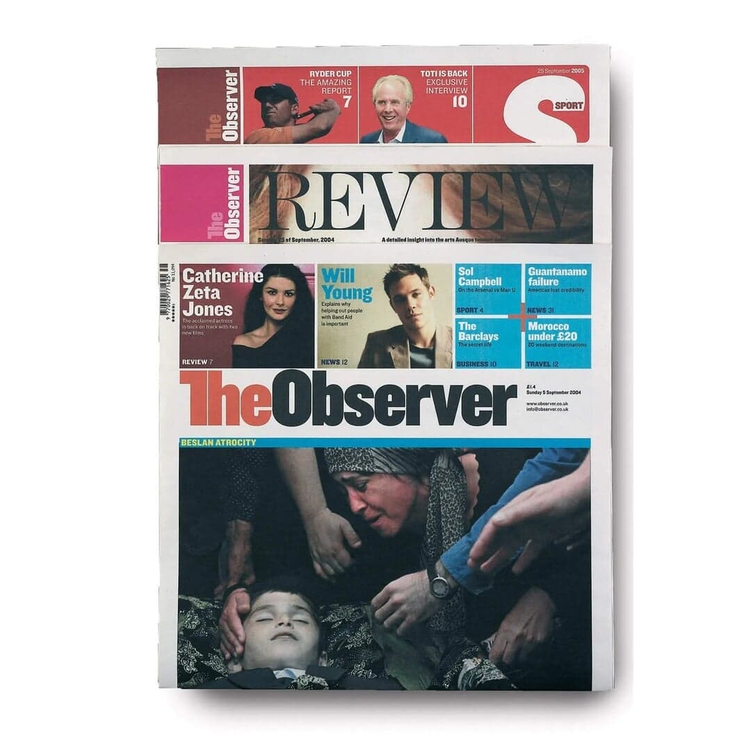 Editorial Redesign For The Observer Newspaper