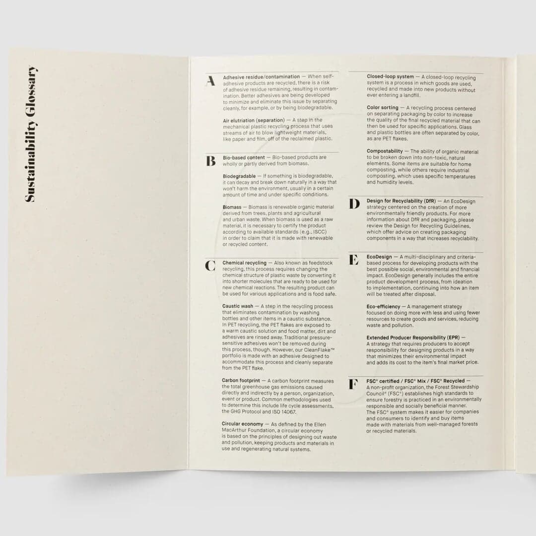 Sustainability Campaign And Packaging Design For Avery Dennison