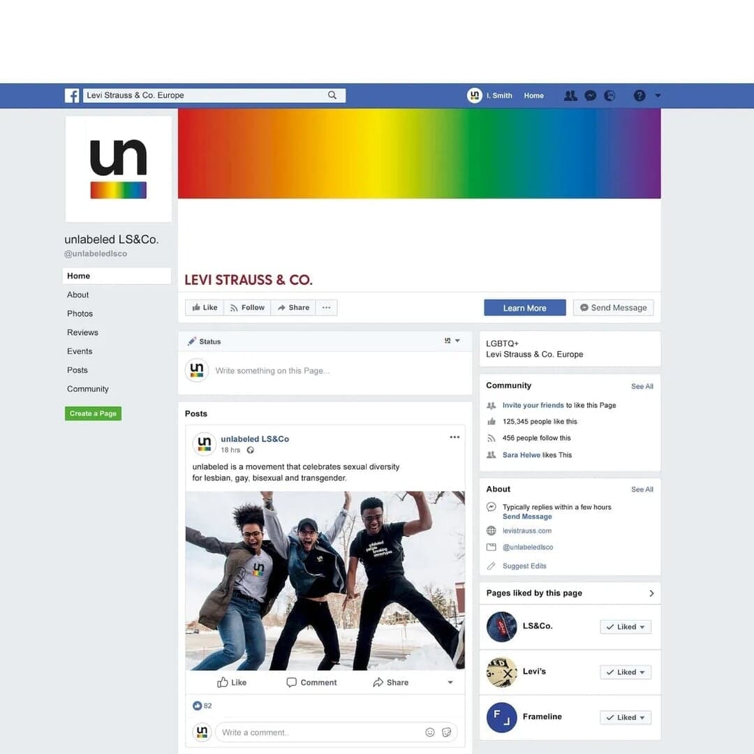 Brand Identity For Levi Strauss & Co. Europe Lgbtq+ Erg