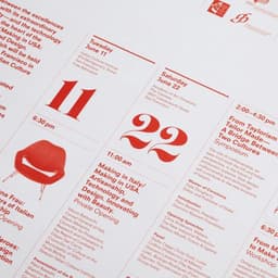 Poster And Calendar Design For Innovating With Beauty Exhibition cover image