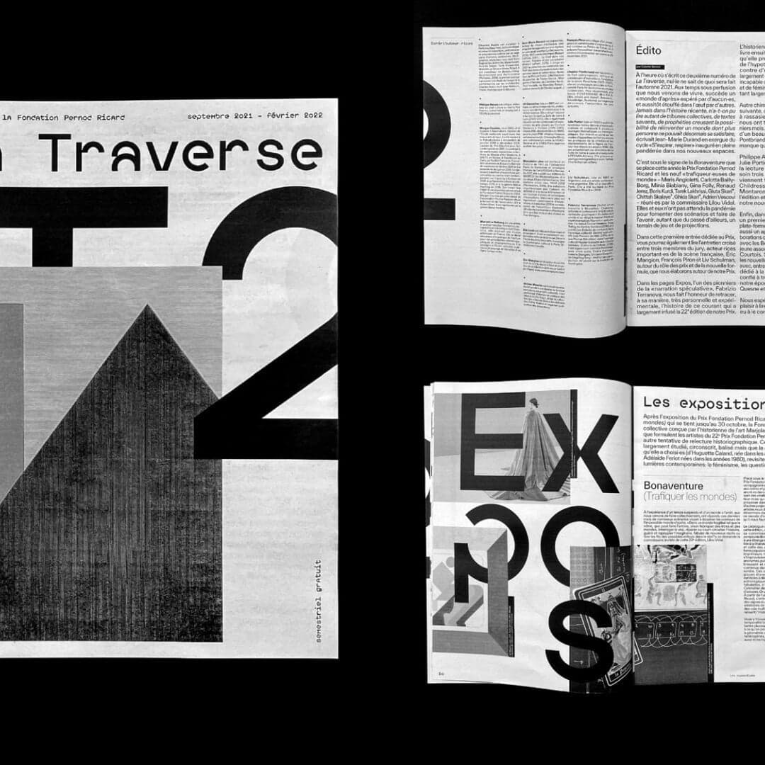 Kinetic Graphic System For Fondation Pernod Ricard