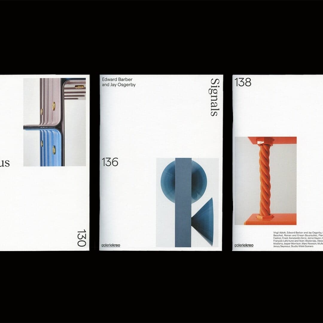 Editorial Design For Galerie Kreo Booklets