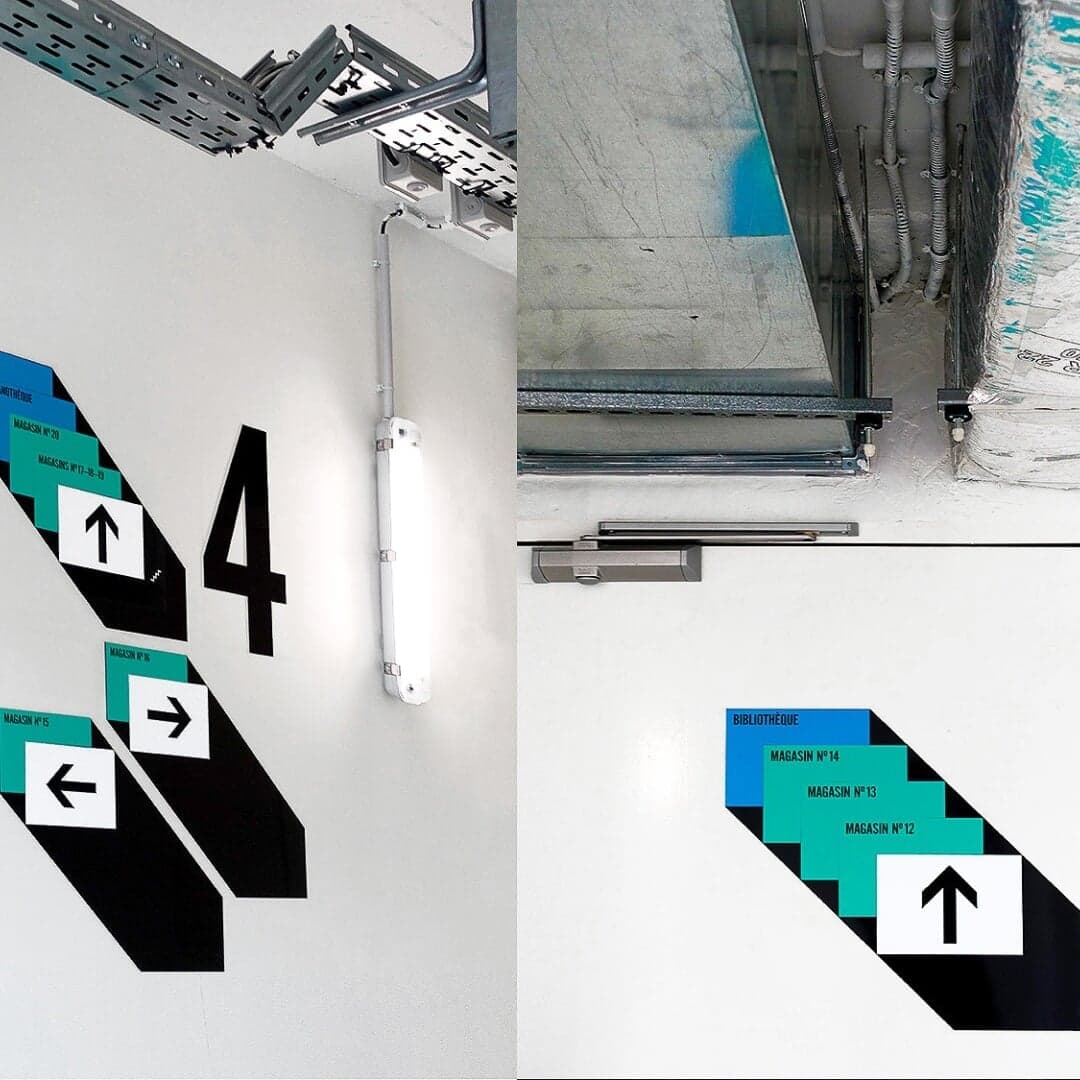 Exterior Signage For Médiathèque De L’architecture Et Du Patrimoine