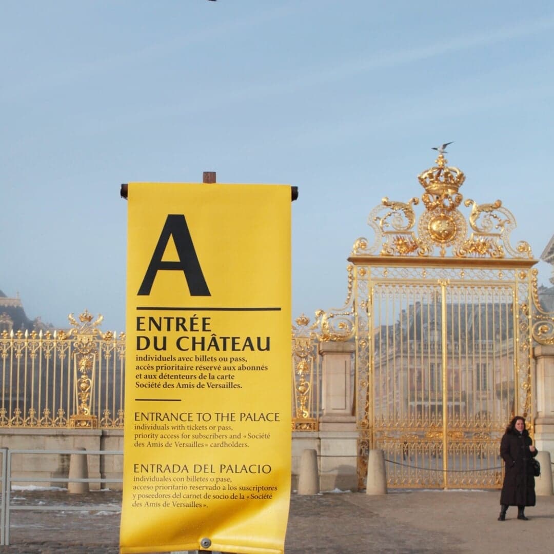 Signage Design For Château De Versailles