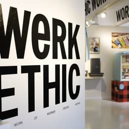 Exhibition Identity For Werk Ethic cover image