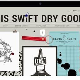 Brand Identity For Elvis Swift Dry Goods cover image