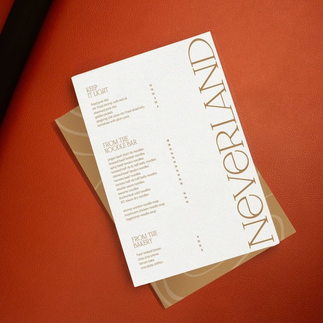 Brand Identity For A Taiwanese Noodle Bar And Bakery