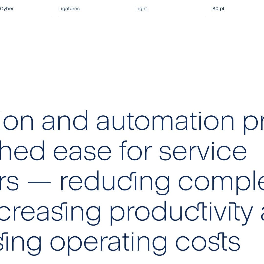 Corporate Typeface Design For Acronis