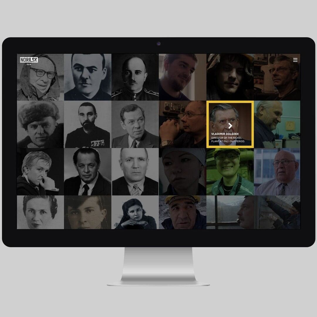 Interactive Web Documentary For Norilsk Film