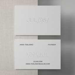 Brand Identity For Sustainable Fashion Label Jul'95 cover image