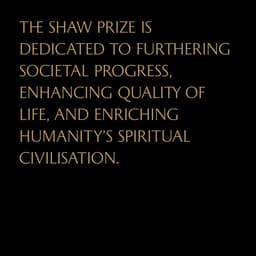 Brand Identity For The Shaw Prize cover image