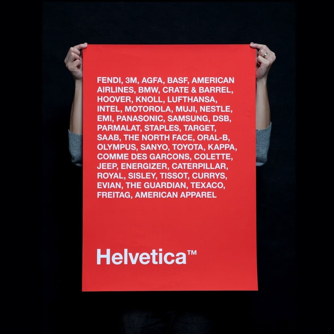 Experimental Poster Design For Helvetica Tribute