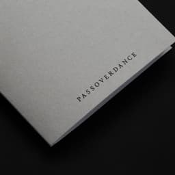 Brand Identity And Print Design For Passoverdance cover image