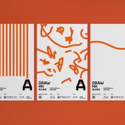 Visual Identity And Exhibition Design For Draw Hk cover image