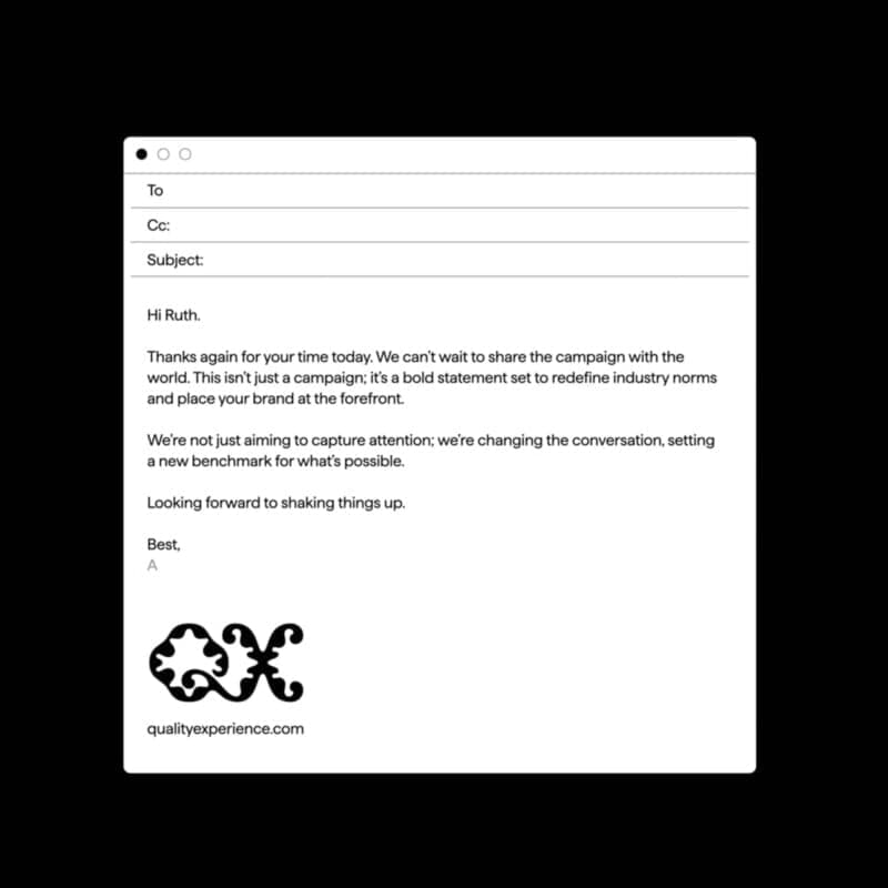 Brand Identity For Quality Experience Advertising Agency