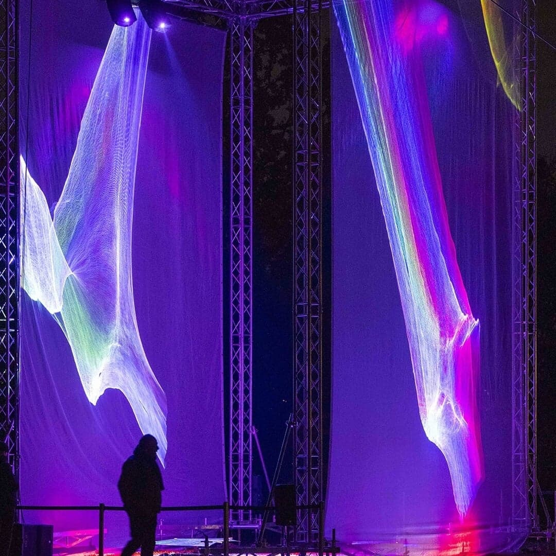 Light Installation for Lyon’s Reflexions Color