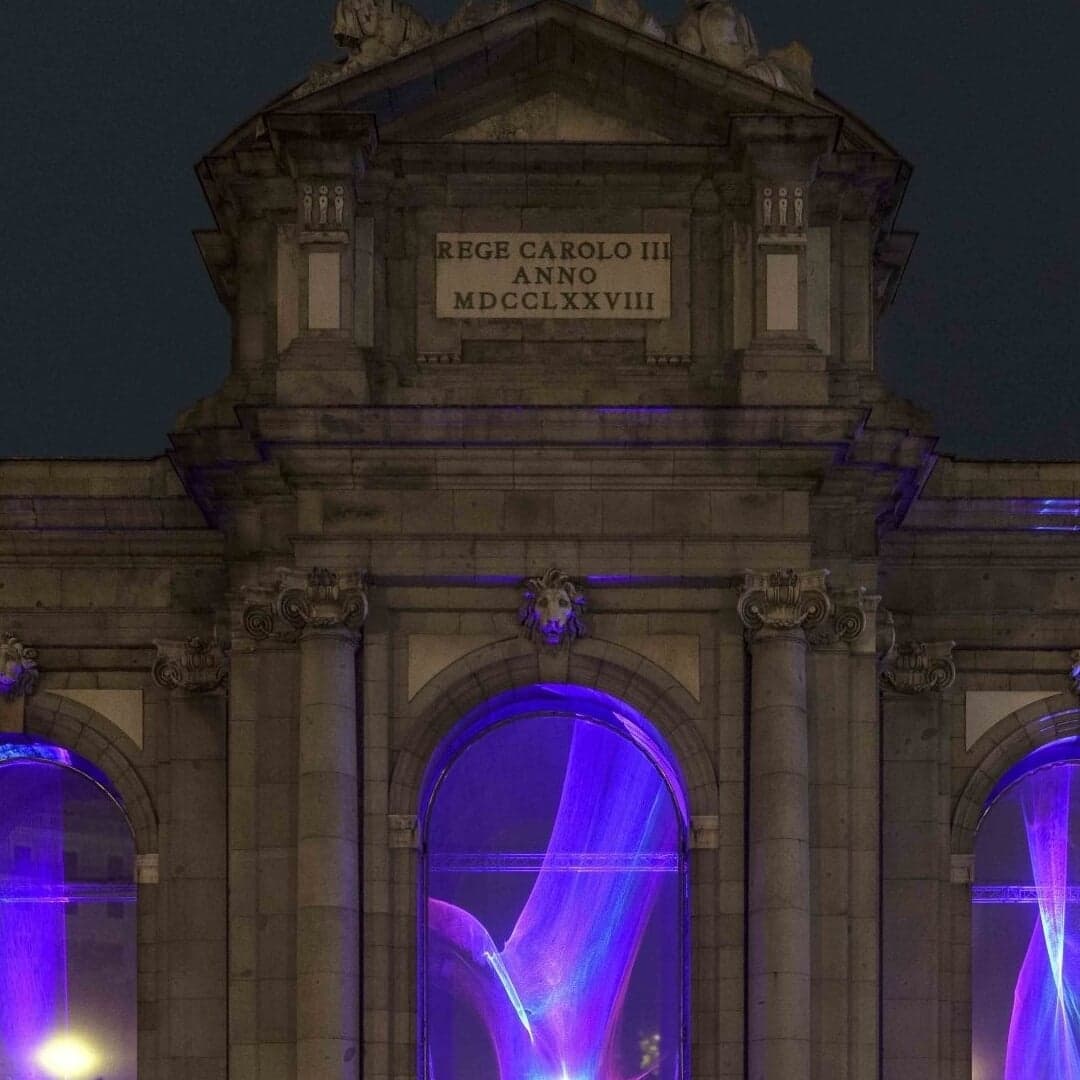 Light Installation for Color Madrid