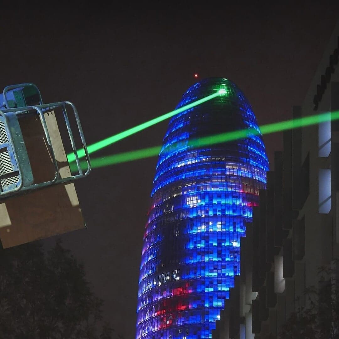 Laser Installation for Barcelona