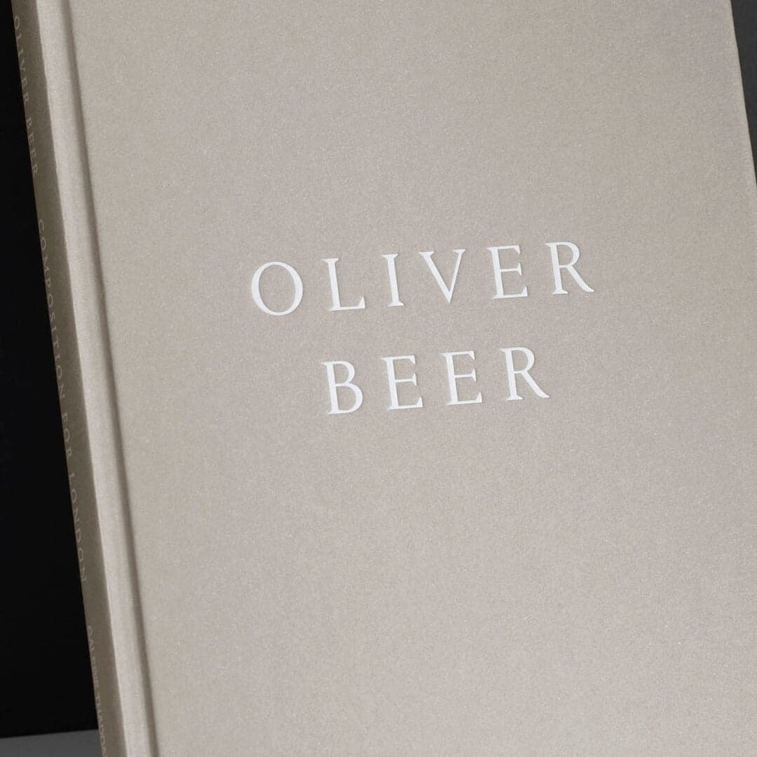 Exhibition Catalogue Design For Oliver Beer: Composition For London