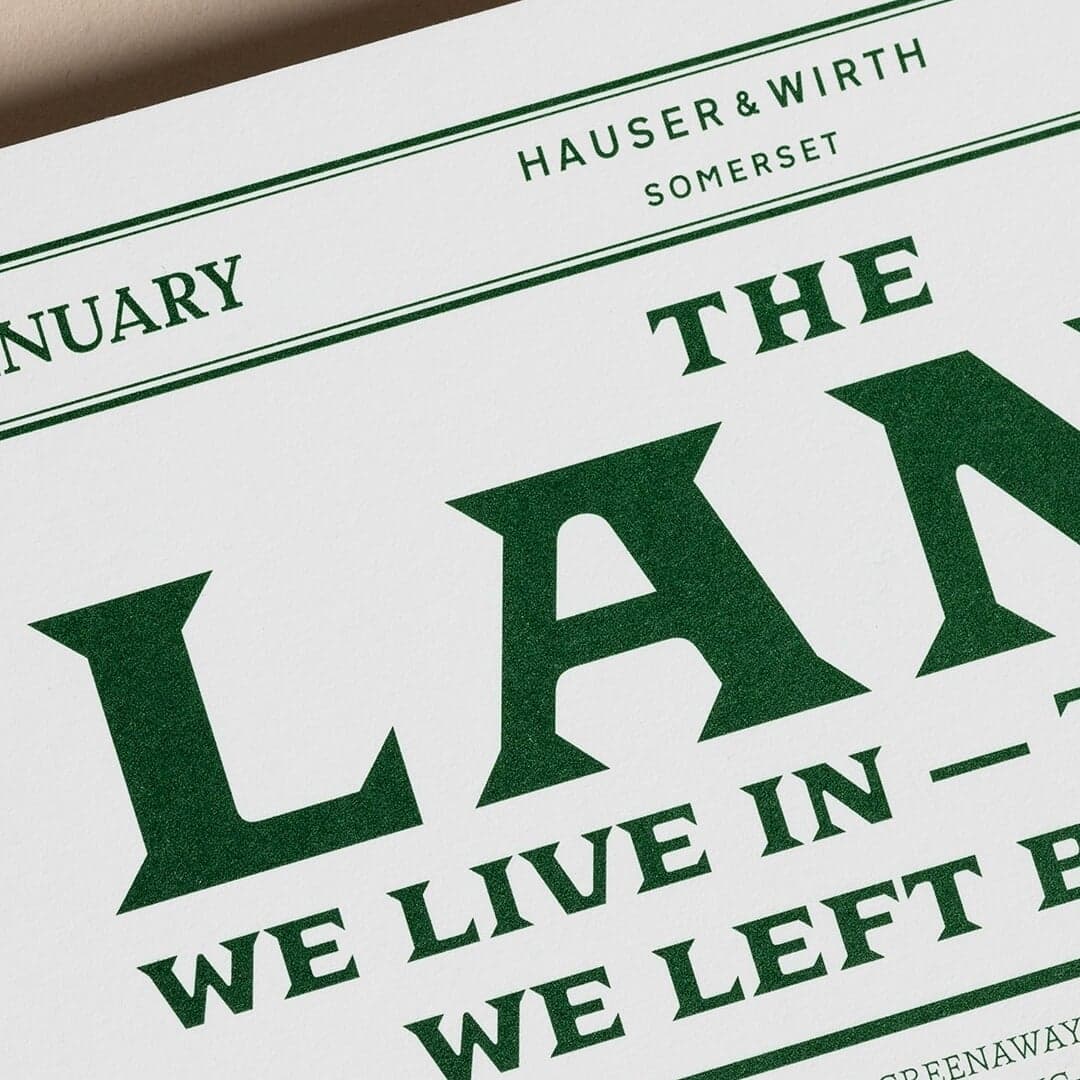 Exhibition Design For Hauser & Wirth Somerset