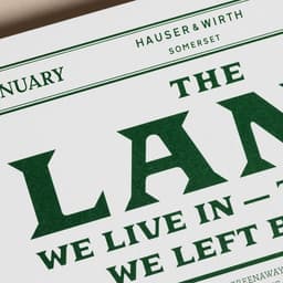 Exhibition Design For Hauser & Wirth Somerset cover image