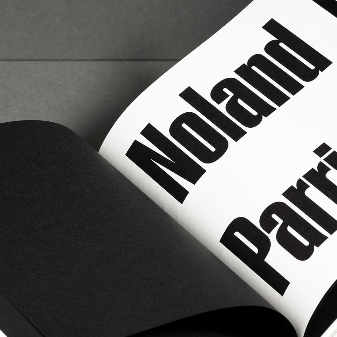 Book Design For Kenneth Noland And Steven Parrino Exhibition