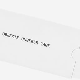 Visual Identity for Objekte Unserer Tage - thumbnail 1