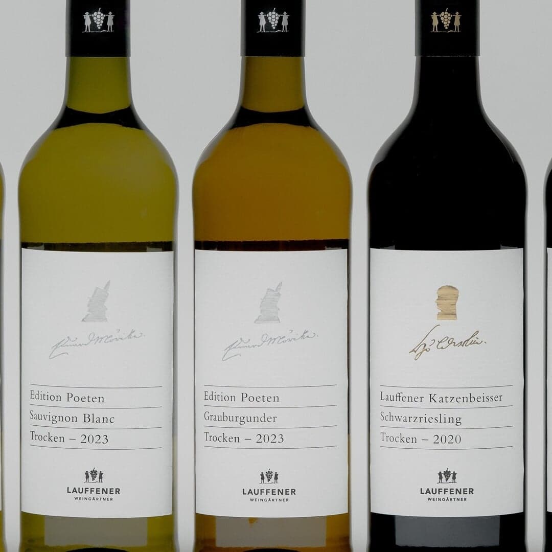 Wine Label Art Direction for Lauffener Weingärtner