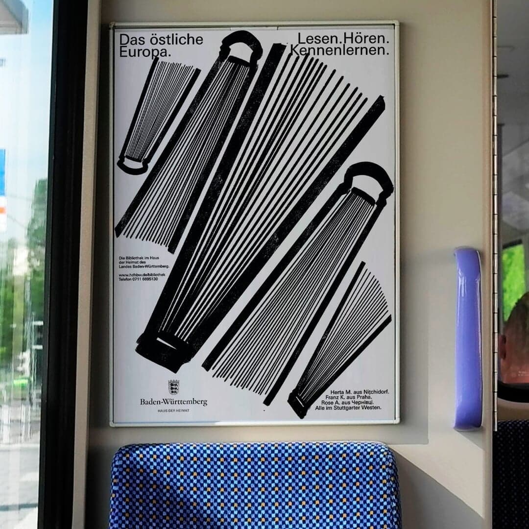 Print Campaign For Haus Der Heimat Library