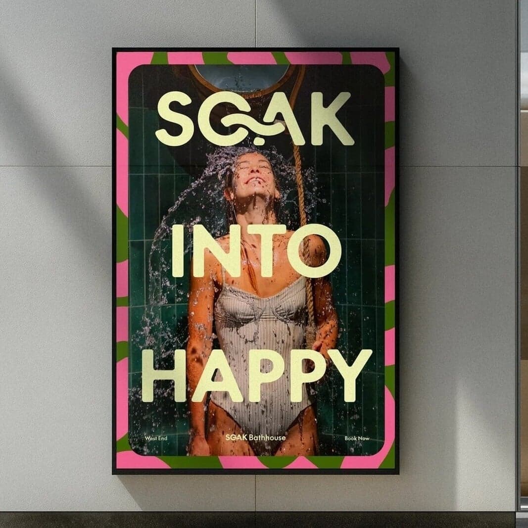 Brand Identity and Website for Soak Bathhouse
