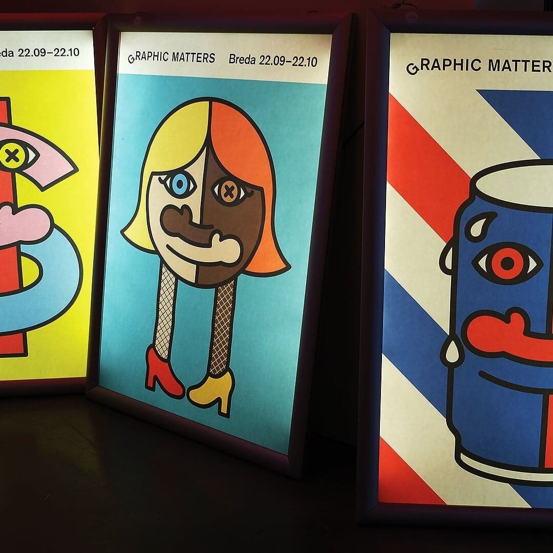 Flag Installation for Graphic Matters Festival