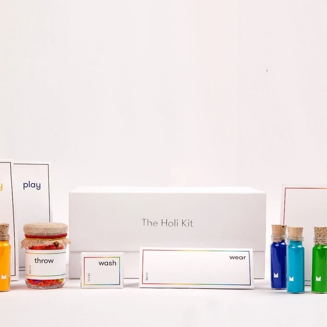 Brand Identity and Packaging for Modern History Holi Kit