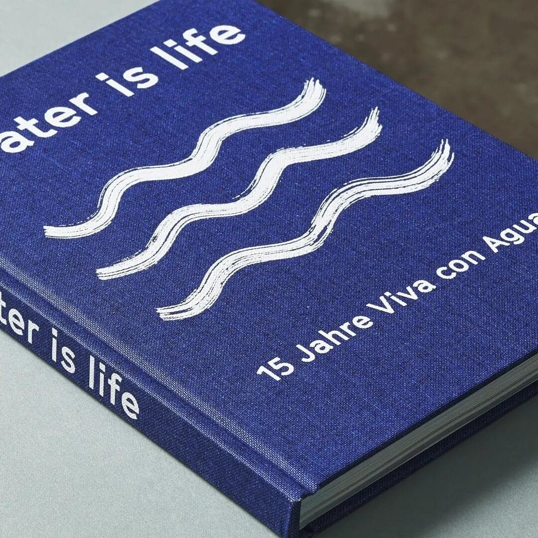 Anniversary Book Art Direction for Viva Con Agua