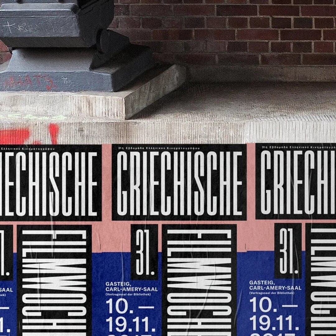 Visual Identity for Griechische Filmwoche Movie Festival