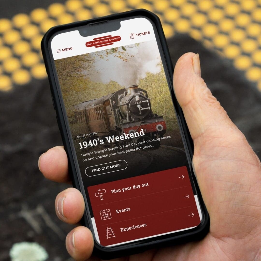 Website Redesign For East Lancashire Railway