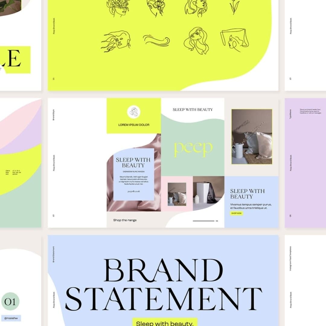 Brand Identity And E-commerce Design For Peep Silk