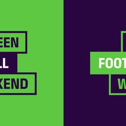 Campaign Identity For Green Football Weekend cover image