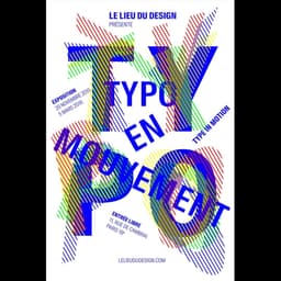 Exhibition Design For Typo En Mouvement cover image