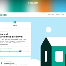 Website Redesign for Intelcom Parcel Tracking Platform cover image
